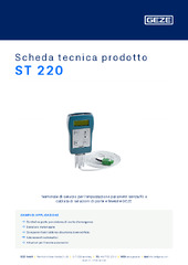 ST 220 Scheda tecnica prodotto IT