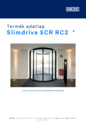 Slimdrive SCR RC2  * Termék adatlap HU
