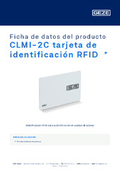 CLMI-2C tarjeta de identificación RFID  * Ficha de datos del producto ES