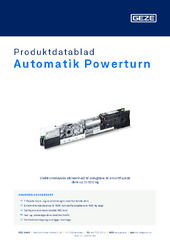 Automatik Powerturn Produktdatablad DA