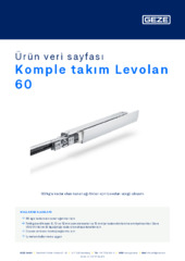 Komple takım Levolan 60 Ürün veri sayfası TR