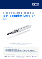 Set complet Levolan 60 Fișa cu datele produsului RO
