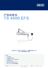 TS 4000 EFS 产品规格书 ZH
