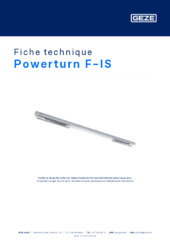 Powerturn F-IS Fiche technique FR