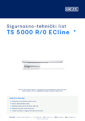 TS 5000 R/0 ECline  * Sigurnosno-tehnički list HR
