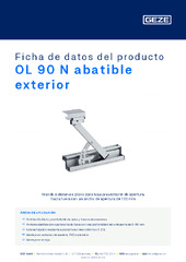 OL 90 N abatible exterior Ficha de datos del producto ES