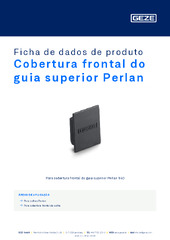 Cobertura frontal do guia superior Perlan Ficha de dados de produto PT