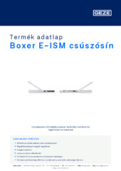 Boxer E-ISM csúszósín Termék adatlap HU