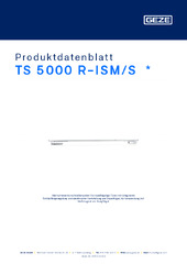 TS 5000 R-ISM/S  * Produktdatenblatt DE