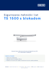TS 1500 s blokadom Sigurnosno-tehnički list HR