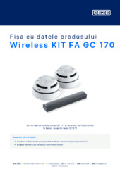 Wireless KIT FA GC 170 Fișa cu datele produsului RO