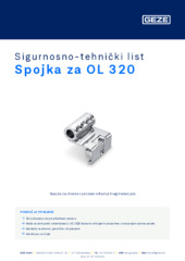 Verriegelungsmitnehmer Holz/KS Sigurnosno-tehnički list HR