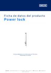 Power lock Ficha de datos del producto ES