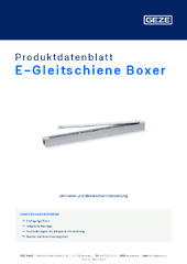 E-Gleitschiene Boxer Produktdatenblatt DE