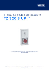 TZ 320 S UP  * Ficha de dados de produto PT