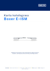 Boxer E-ISM Karta katalogowa PL