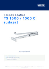 TS 1500 / 1000 C rudazat Termék adatlap HU