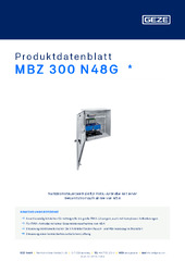 MBZ 300 N48G  * Produktdatenblatt DE