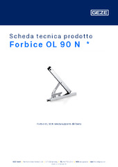 Forbice OL 90 N  * Scheda tecnica prodotto IT