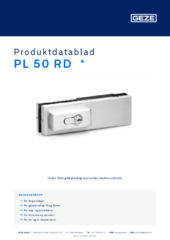 PL 50 RD  * Produktdatablad NB