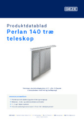 Perlan 140 træ teleskop Produktdatablad DA