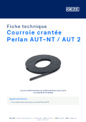 Courroie crantée Perlan AUT-NT / AUT 2 Fiche technique FR