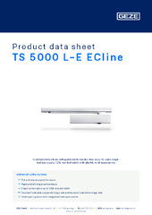 TS 5000 L-E ECline Product data sheet EN