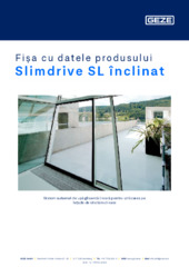 Slimdrive SL înclinat Fișa cu datele produsului RO