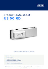 US 50 RD Product data sheet EN