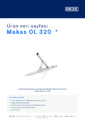Makas OL 320  * Ürün veri sayfası TR