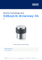 Odbojnik drzwiowy 04  * Karta katalogowa PL