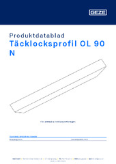 Täcklocksprofil OL 90 N Produktdatablad SV