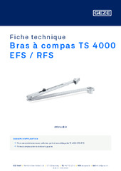 Bras à compas TS 4000 EFS / RFS Fiche technique FR