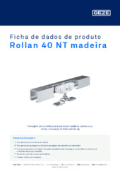 Rollan 40 NT madeira Ficha de dados de produto PT