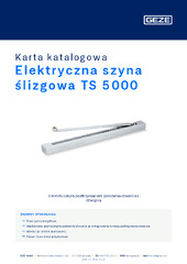 Elektryczna szyna ślizgowa TS 5000 Karta katalogowa PL