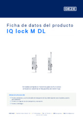 IQ lock M DL Ficha de datos del producto ES