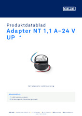 Adapter NT 1,1 A-24 V UP  * Produktdatablad NB