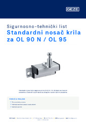 Standardni nosač krila za OL 90 N / OL 95 Sigurnosno-tehnički list HR