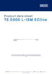 TS 5000 L-ISM ECline Product data sheet EN