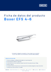 Boxer EFS 4-6 Ficha de datos del producto ES