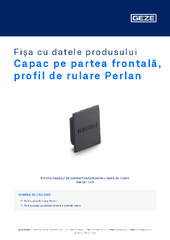 Capac pe partea frontală, profil de rulare Perlan Fișa cu datele produsului RO