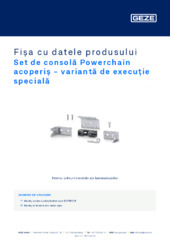 Set de consolă Powerchain acoperiș - variantă de execuție specială Fișa cu datele produsului RO