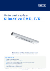 Slimdrive EMD-F/R Ürün veri sayfası TR