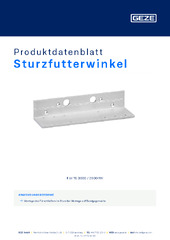 Sturzfutterwinkel Produktdatenblatt DE