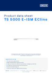 TS 5000 E-ISM ECline Product data sheet EN
