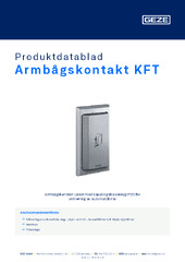 Armbågskontakt KFT Produktdatablad SV