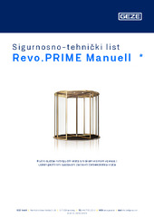 Revo.PRIME Manuell  * Sigurnosno-tehnički list HR