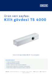 Kilit gövdesi TS 4000 Ürün veri sayfası TR