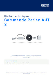 Commande Perlan AUT 2  * Fiche technique FR