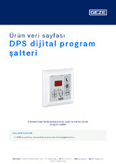 DPS dijital program şalteri Ürün veri sayfası TR